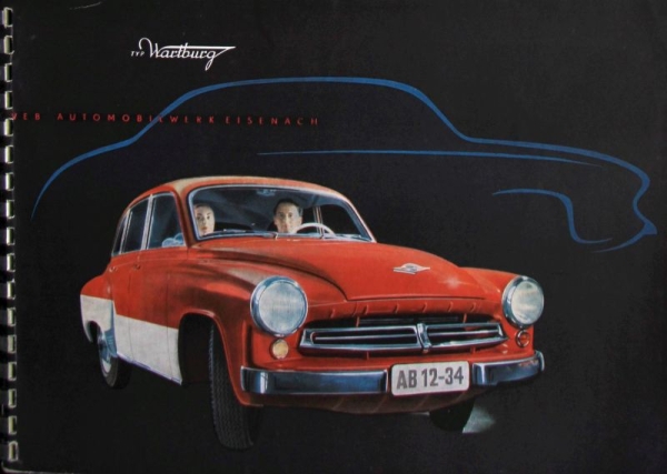 Wartburg Modelprogram 1958 Carbrochure (5444)